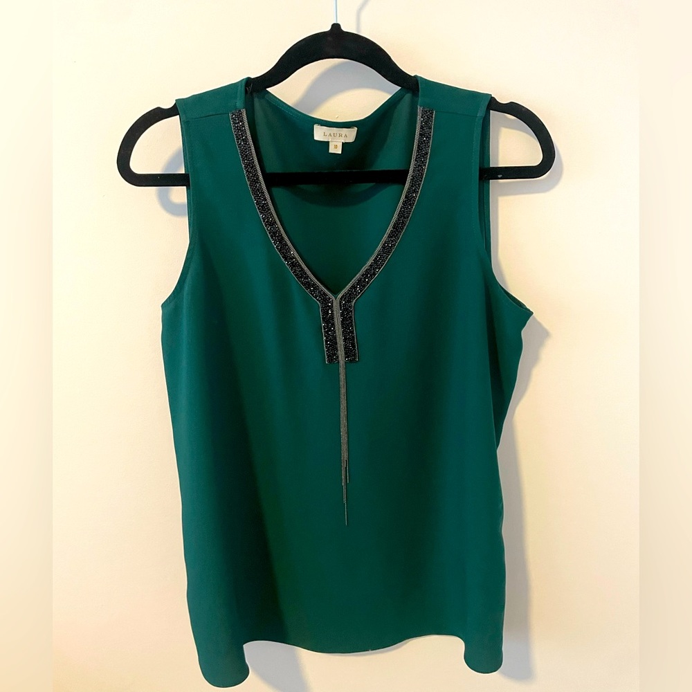 Rhinestone Detail Blouse